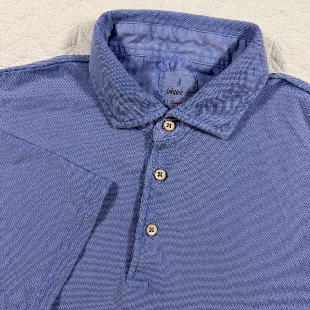 Johnnie-O Mens Shoreline Polo Shirt Lilac Purple Hangin Out JMPO5550 Size‎ M